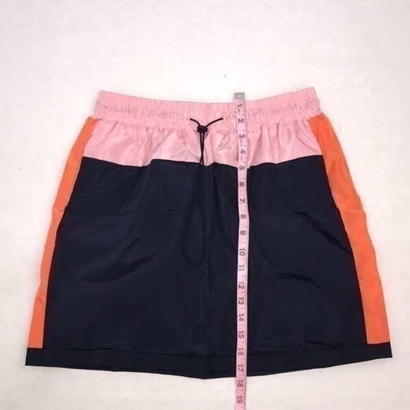 Color Block Off The Shoulder Skirt Set - Picture 11 of 12